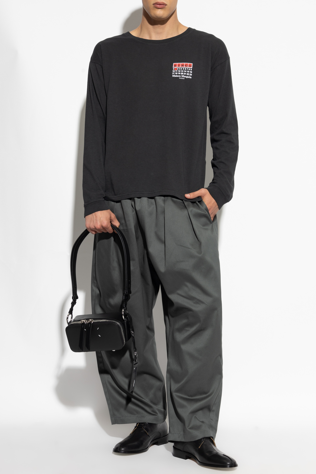 Tシャツ・カットソー Maison Margiela FW23 Long shirt (S67DT0003S43001 100) Maison Margiela T-shirt with logo | Men's Clothing | Vitkac